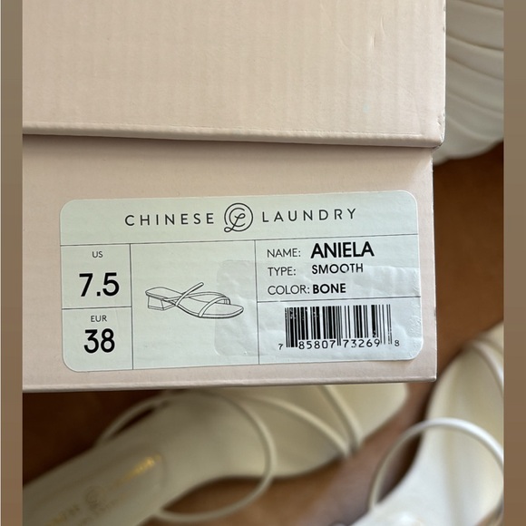 Chinese Laundry ANIELA Sandals In Color Bone - Picture 7 of 7